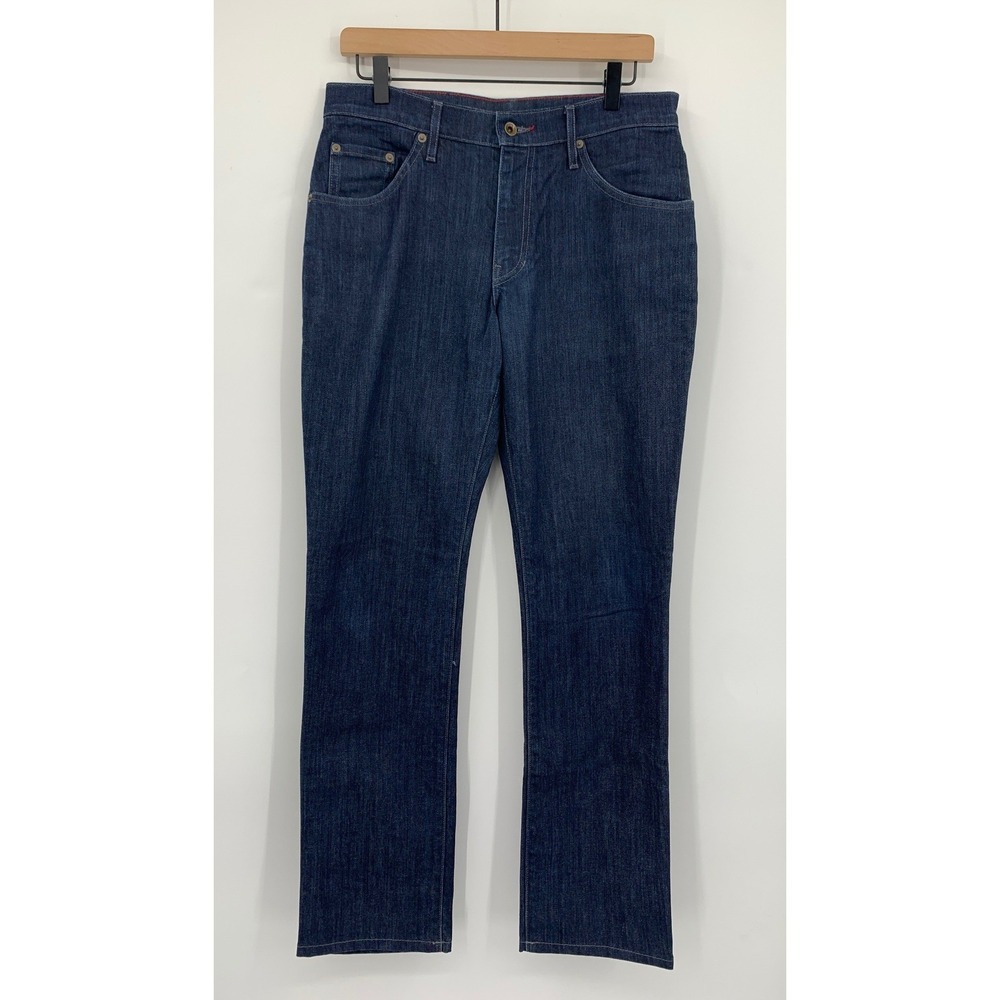 Raleigh Denim Jeans Mens 31 Blue Jones Straight Indigo Handcrafted Denim USA